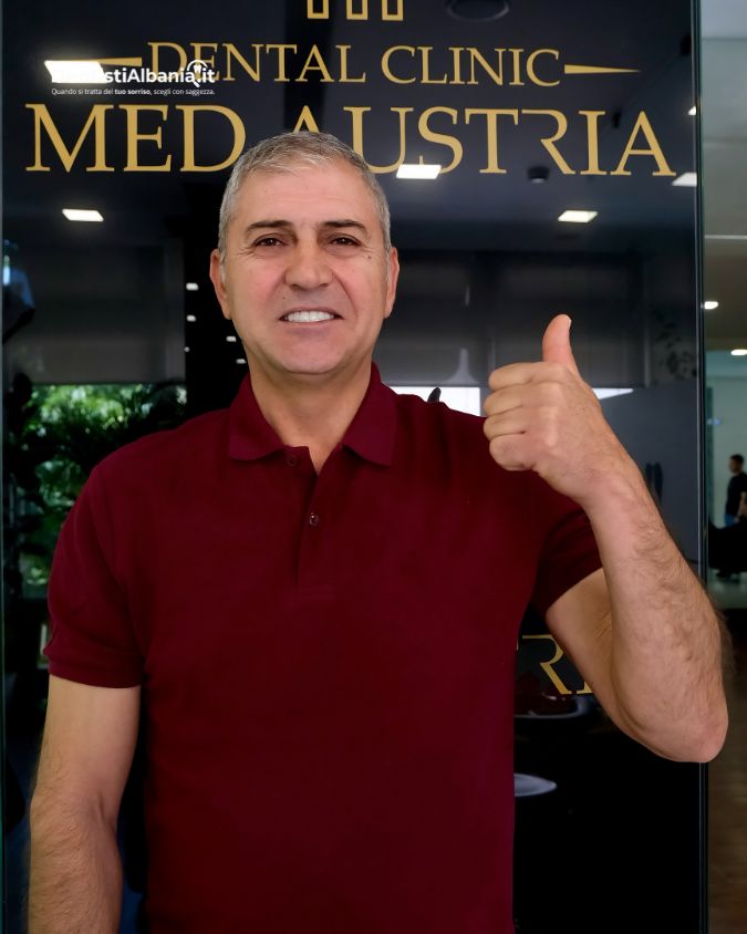 Turismo Dentale con Dental Med Austria. Paziente Soddisfatto